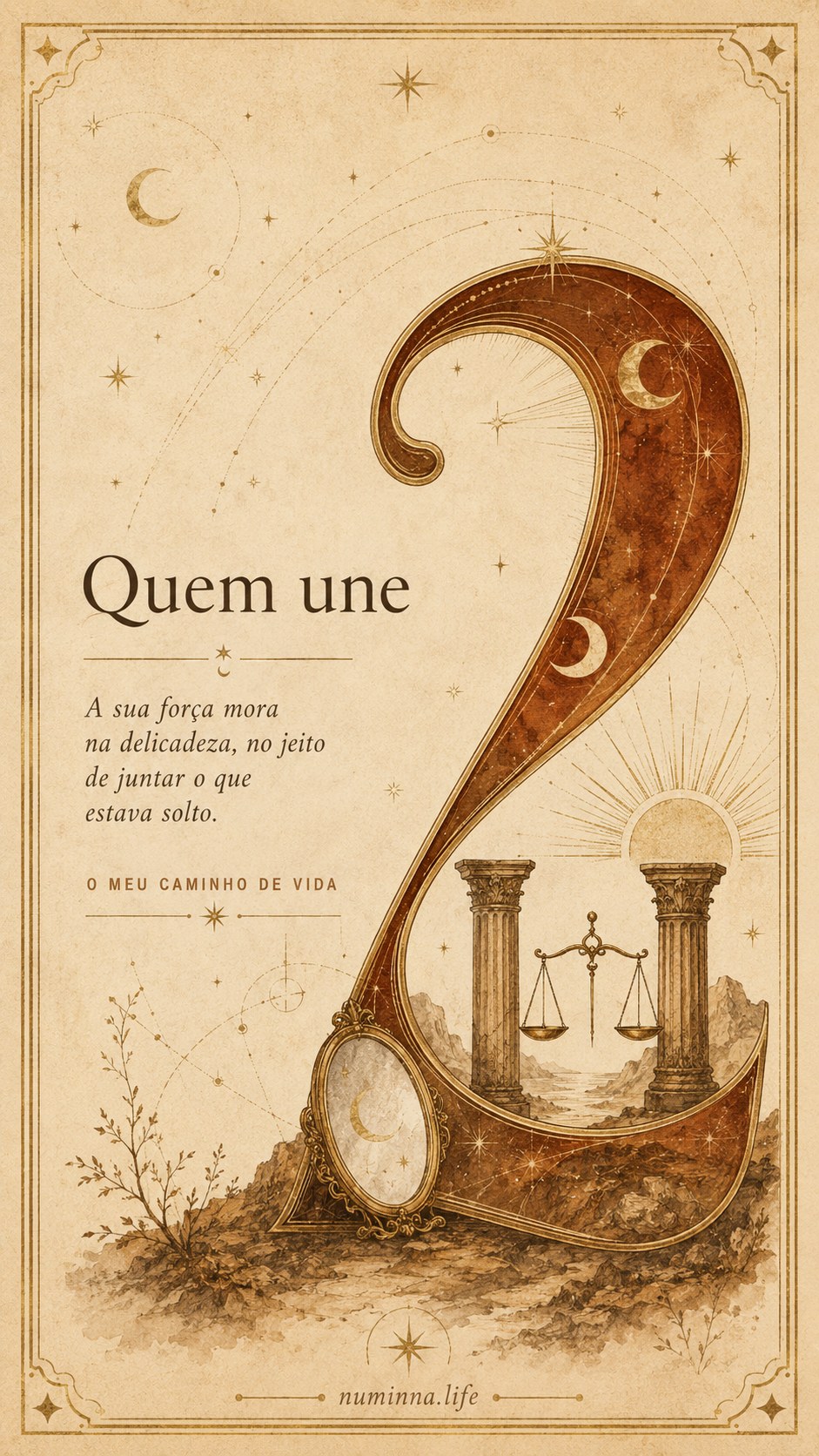 Carta do Caminho de Vida 2: Quem une — Numinna