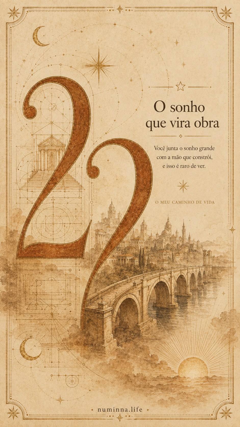 Carta do Caminho de Vida 22: O sonho que vira obra — Numinna