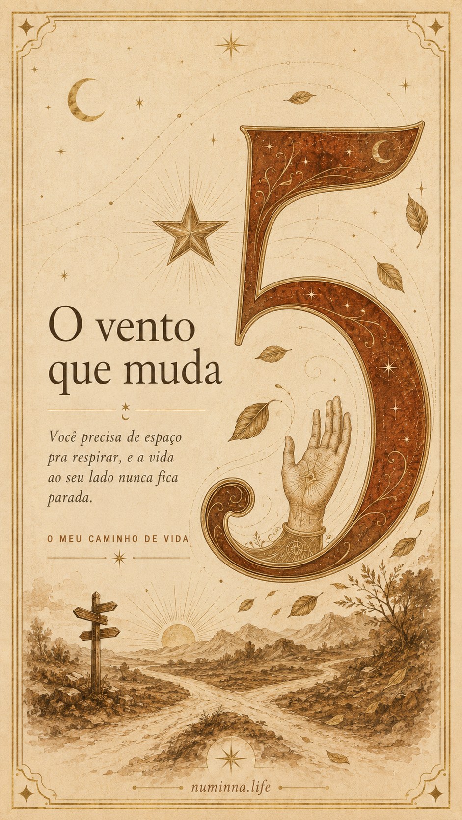 Carta do Caminho de Vida 5: O vento que muda — Numinna
